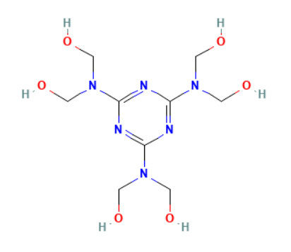 Crystalline C9H18N6O6 Hexamethylol Melamine Formaldehyde Resin Powder